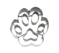 Staedter Patte de Chien de gaufrage Petit emporte-pièce, Argent, 4.5 x 4.5 x 2 cm