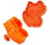 Städter Präge-Ausstecher mit Auswerfer Fuchs, Ausstechform, Plätzchenform, Keks, Plätzchen, Kunststoff, 6.5 cm, 171800