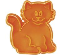 Städter Präge-Ausstecher mit Auswerfer Katze, Ausstechform, Plätzchenform, Keks, Plätzchen, Kunststoff, 6.5 cm, 170827