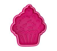 Städter Präge-Ausstecher Muffin 6 cm Pink