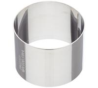 Staedter réglable à Dessert Rond Bague, Argent, Acier Inoxydable, Silver, 6 x 4.5 cm