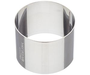 Staedter réglable à Dessert Rond Bague, Argent, Acier Inoxydable, Silver, 6 x 4.5 cm