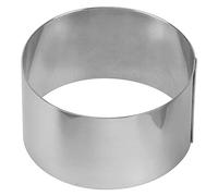 Staedter réglable à Dessert Rond Bague, Argent, Acier Inoxydable, Silver, 7.5 x 5.cm
