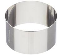 Staedter réglable à Dessert Rond Bague, Argent, Acier Inoxydable, Silver, 8 x 4.5 cm