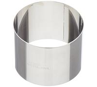 Staedter réglable à Dessert Rond Bague, Argent, Acier Inoxydable, Silver, 8 x 6 cm