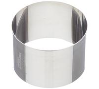 Staedter réglable à Dessert Rond Bague, Argent, Acier Inoxydable, Silver, 9 x 6 cm