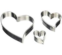 Städter 002128 Lot de 3 emporte-pièces en Forme de cœur