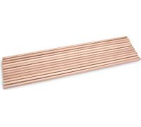 Städter Tortenstütze, 12er Set, Tortenstifte, Torten Stifte, Stütze, Verbindungsstücke, Holz, L 30 cm, 819054