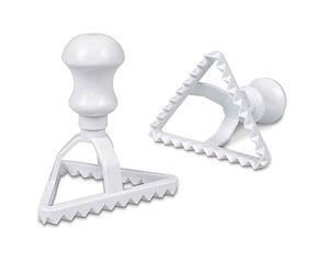 Staedter Triangle raviolis emporte-pièces, Blanc, 9.5 cm