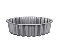 Städter we love baking 661493 Moule à gâteau en métal, diamètre : 26 cm, capacité : 2750 ml, résistant à la température jusqu'à 230 °C, argenté