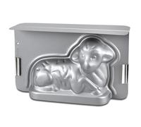 Städter We love baking Moule à agneau de Pâques 3D, revêtement antiadhésif de qualité supérieure, moule à agneau de Pâques, en métal, sans PFAS, 22,5 x 14 x 7 cm, résistant à la chaleur jusqu'à 230 °C