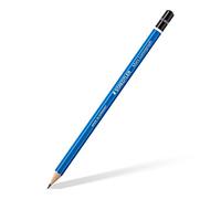 Staedtler Crayon à papier Lumograph 100 B – mine légèrement grasse, tracé un peu foncé