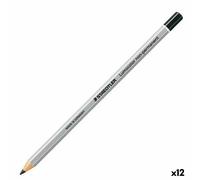 STAEDTLER 108-9 STAEDTLER Marqueur sec non permanent noir 12 pièces