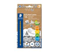 STAEDTLER 119 Noris Jumbo Graphite Chunky Learner's Pencil - HB (Pack of 12) Jum