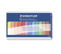 Staedtler 2360 - Etui Carton 12 Craies Assorties Pr Ardoises Et Tableaux Noirs