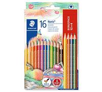 Staedtler 127 NC12P1ST Noris Club Set de 12 Crayons de couleur avec système anti casse pour coloriage enfant mine douce 3 mm Couleurs Vives