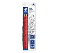 STAEDTLER 1285 1BK2 Noris Club Jumbo Lot de 2 stylos à crayons de dureté 2B