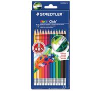 Staedtler 144 50 NC12 Crayons De Couleur Effaçables Noris Club - Lot De 12