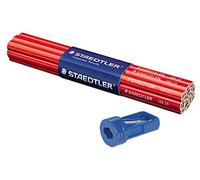 Staedtler 148 25 Porte-mine ovale pour intérieur Largeur de trait de 1 à 2 mm Longueur 243 mm, 12er-Pack + Spitzer
