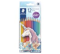 Staedtler Crayons de couleur sans bois 175 C12 Y – Couleurs pastel licorne – Boîte de 12
