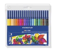 STAEDTLER 20 Feutres Coloriage 1 mm Assortis