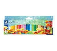 Staedtler Pastels à l'huile 241 NC25 – Lot de 25, crayons gras enfant, résistants à l'eau