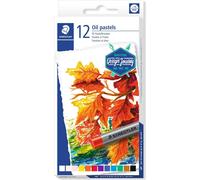 Staedtler® 2420 C12 Craie pastel à l'huile karat®, 11 x 70 mm, assortie, étui en carton de 12 couleurs