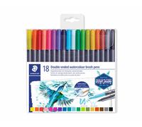Staedtler 3001 stylo-feutre Fin/extra-large Multicolore 18 pièces
