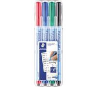 STAEDTLER 305F WP4-1 Lumocolor correctable Marqueur non permanent 4er