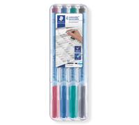 Staedtler 305M WP4 Lumocolor Correctable Transparency Pen Nib M Pack of 4 4 Stüc