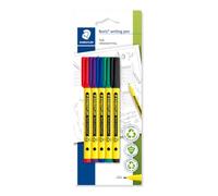 Staedtler Stylos à bille Noris 307-S BK5 Lot de 5 Couleurs assorties