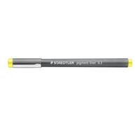 STAEDTLER 308 03-10 Feutres à finaliser en lin Jaune Largeur de trait 0,3 mm Encre pigmentée de haute qualité résistante à la lumière