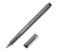 Staedtler 308 C2-9 Pigment Liner, noir, pointe biseautée, 0,3-2,00 mm