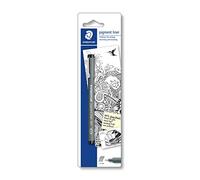 Staedtler 30802-9BKD 0.2mm Fineliner Pigment Liner - Noir