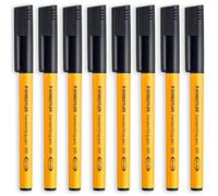 STAEDTLER 309 Lot de 8 stylos d'écriture à pointe de 0,6 mm Noir