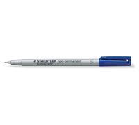STAEDTLER 311-3 Lumocolor Non-Permanent Pen, Superfine Line Width, 0.4mm - Blue