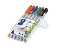 Staedtler® 312 WP6 Stylo fin universel Lumocolor® - non-permanent, B, 6 couleurs