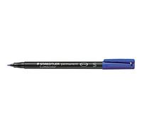 Staedtler 313-3 - Crayon aluminium Lumocolor, Tip-S, permanent, bleu, 1 pièce