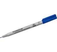 STAEDTLER 316-3 10x Lumocolor foil pens bleu 0.6 mm non-permanent