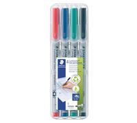 Faber-Castell Marqueur permanent Staedtler 314-2 Rouge, Noir, Rouge