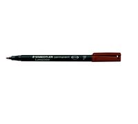 Staedtler 318-7 Permanent Marker Pens, Brown Writing Colour, Polypropylene, 0.6