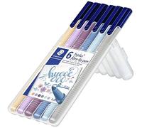 Staedtler 323Sb6Cs12 Triplus Feutres de Bureau Boîte de 6 Couleurs Hygge