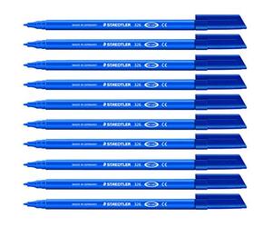 Staedtler 326-3 Penna Sintetica, 1 Pièce, Bleu