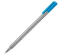 Staedtler Lot de 10 Stylo roller Cyan