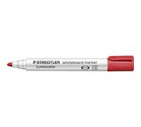 Staedtler 351 Dry Erase Whiteboard Marker Bullet Tip Alcohol Based Ink Red (Pack
