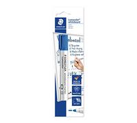Staedtler 351-3 BKDA Lumocolor Marqueur pour Tableau Blanc, Bleu, Pointe Ronde, 1 Pièce