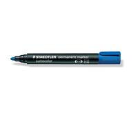 Staedtler – Marqueur permanent LumoColor 352 – Pointe ogive 2 mm – Bleu – 1 pièce