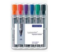 Staedtler 356 Wp6 Marqueur 6 Pièces Noir, Rouge Et Violet