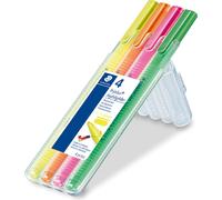 Staedtler® 362 SB4 Surligneur triplus® textsurfer®, boîte de 4 couleurs