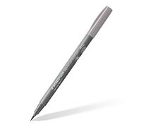 Staedtler 372-840 Stylo à pinceau doux Pigment Arts, gris clair et chaud, pointe pinceau souple pour des largeurs de ligne particulièrement variables, encre pigmentée de qualité supérieure,